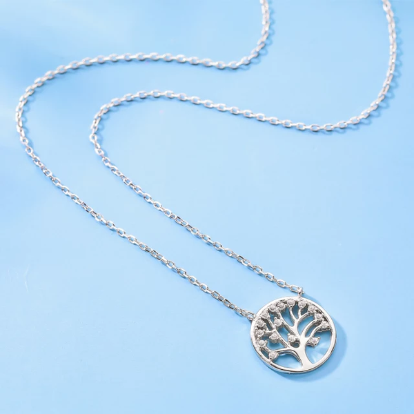 collier en argent  arbre de vie